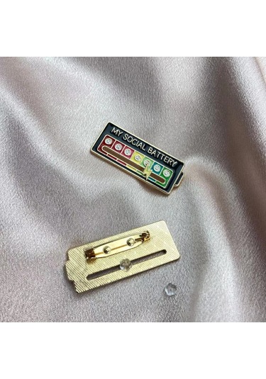 Lemestar Duygu Durumu Gösterici, Kaydırılabilir Tasarım, Sosyal Etkileşim İçin Kreatif Pim, Enerji Göstergesi, Siyah Renk Çok Renkli