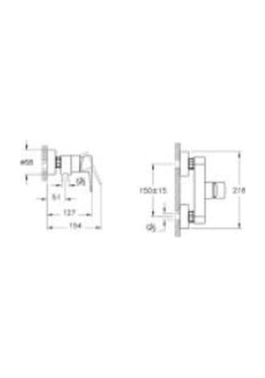 Artema Flow Square A42931 Duş Bataryası, Krom Diğer