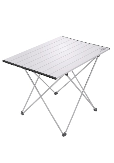 Panipal Alüminyum, Katlanabilir Kamp Ve Piknik Masası, Taşıma Çantalı M Gri