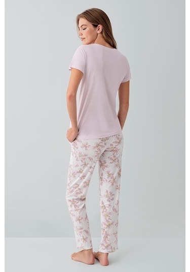 Arnetta Kadın Pijama Takımı Pembe