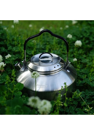 Suntek Kamp Su Isıtıcısı Çaydanlık Seyahat Yürüyüş Gri