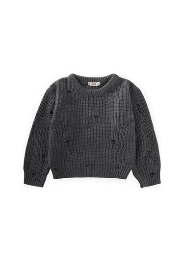 Selanik Triko Kazak 2-8 Yaş Antrasit Antrasit