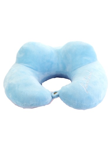 Taşınabilir Seyahat Havacılık Yastık Boyun Yastığı-gök Mavisi