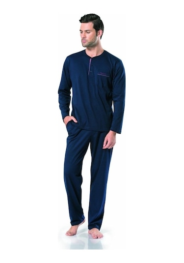 Pierre Cardin 5454 Erkek Penye Pijama Takımı 001