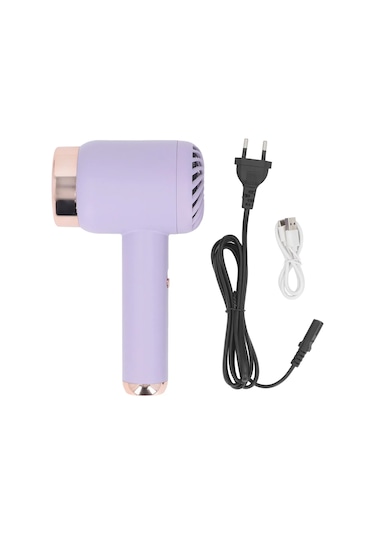 1pcs Mor İyonik Saç Kurutma Makinesi Sıcak Soğuk Çift Modlu
