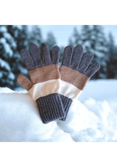 Garson Beden Erkek Çocuk Eldiven Antrasit- 8-12 Yaş Antrasit