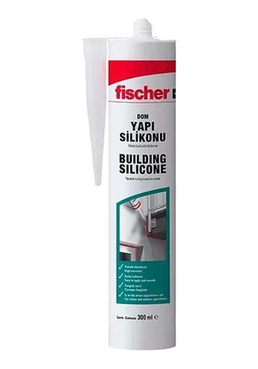 Fischer Dom Yapı Silikonu Şeffaf 300 Ml