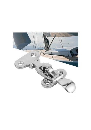 Lemestar 316 Paslanmaz Çelik Toggles Klembi - Tekne, Kamyonet, Kampçılar İçin Anti-titreşimli Kapak/ Pencere Kilitleyici 50mm Genişlik, 113mm Uzunluk