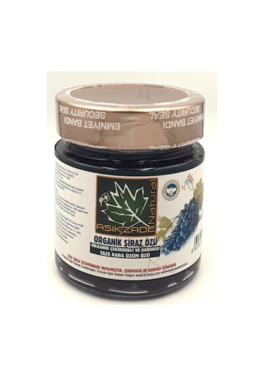 Aşıkzade Natural Organik Şiraz Özü 280 G