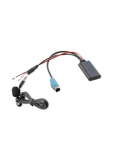 Sones Alpine Kce-236b 9870/9872 İçin Araç Aux Bluetooth Kablosuz Müzik Ses Kablosu + Mıc Telefon