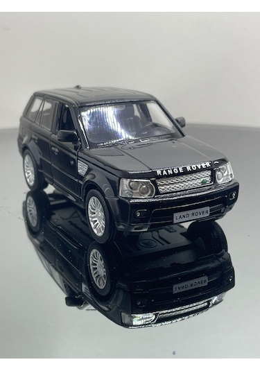 Land Rover 1:32 Ölçek Metal Çek Bırak Model Araba 12 Cm - Siyah
