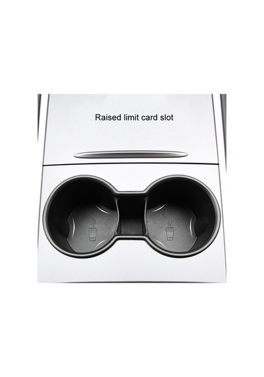 Moly Tesla Model 3/y Merkezi Kontrol Paneli Su Bardağı Tutucu, Pvc, Siyah, Kullanışlı, Ağır Dayanıklı