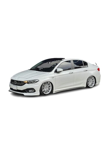 Fiat Egea 2015 - 2022 Custom Yan Marşpiyel Seti Plastik