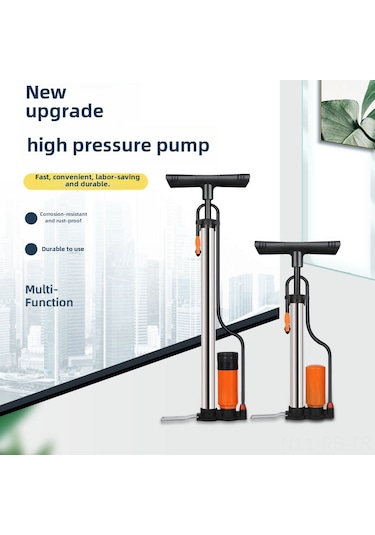 Reedark Ev Ve Araçlar İçin Çelik Hava Pompa - Yüksek Basınçlı, Bisikletten Araca Topa Uygun, El İle Şişir, Dayanıklı Ve Taşınabilir