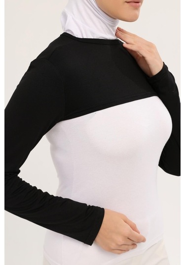 Sıfır Yakalı Boyunluklu Kolluk Siyah Çok Renkli