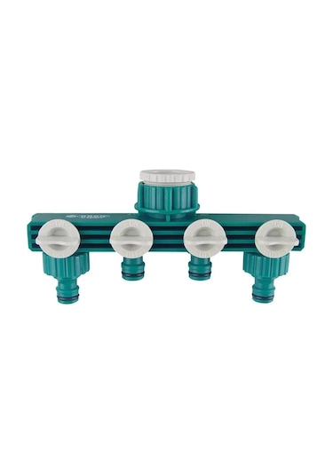 Raco Expert 55257 Dört Çıkışlı Vanalı Musluk Bağlantısı 3/4''- 1''