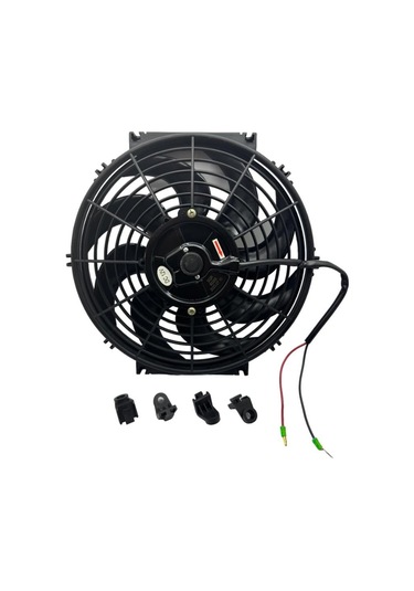 12v Fan Motoru Üfleyici Aksiyel 11 " Helis Dış Çap 320 Mm