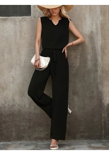 Leyla Sanat Sanata Yeni Bir Bakış Açısı Kadın Kolsuz V Yakalı Aerobin Bluz Ve Belden Kuşaklı Pantolon Ikili Takım Siyah Leyla Sanat Sanata Yeni Bir Bakış Açısı Kadın Kolsuz V Yakalı Aerobin Bluz Ve Belden Kuşaklı Pantolon Ikili Takım Siyah