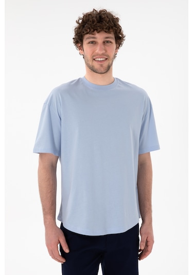 U.S. Polo Assn. Erkek Long Fit Bisiklet Yaka Açık Mavi Basic Tişört 50305988-VR003 U.S. Polo Assn. Erkek Long Fit Bisiklet Yaka Açık Mavi Basic Tişört 50305988-VR003