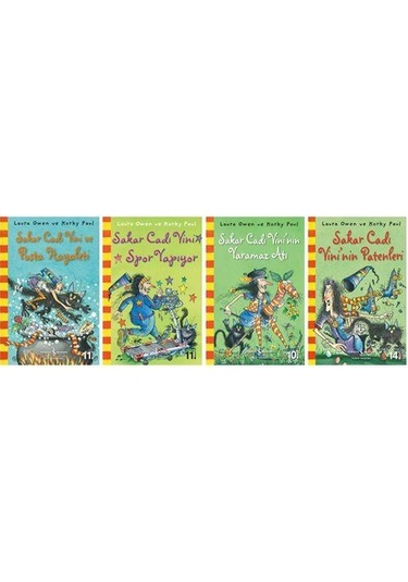 Sakar Cadı Vini Nin Maceraları 14 Kitap Set Laura Owen Ve Ko...