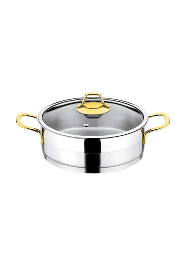 Evimsaray Luna 6 Parça Omlet Set Gold