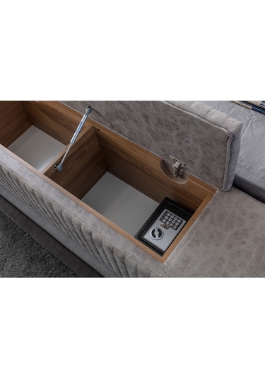 Eymense Sunline Akıllı Lüx Karyola Kahve