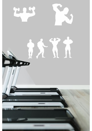 Spor Salonu Dekoratif Duvar Sticker. (30 Cm 1 Adet)