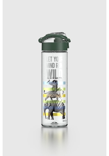 Renga Saga Desenli 630 Ml Tritan Matara 912057 Yeşil Yeşil