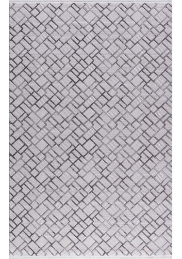 Padişah Halı Sümela 64251 096 Serisi Akrilik Salon Oturma Yatak Odası Halısı Gri