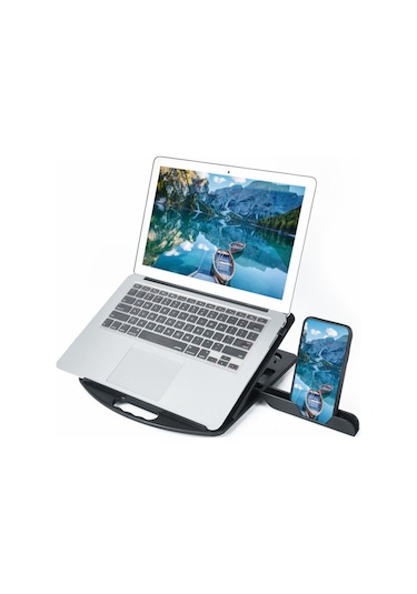 Dizüstü Bilgisayarlar İçin Genel Amaçlı Isı Dağılımı, Stil: Döndürme İle Cep Telefonu Tutucu İle Black