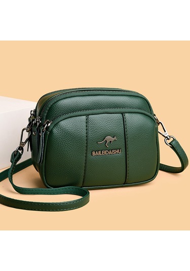 Kadınlar İçin Küçük Çanta Yeni Stil Rahat Çok Yönlü Küçük Kare Çanta Büyük Kapasiteli Retro Omuz Askılı Anne Çantası Mavi Ana Resim Rengi Diğer