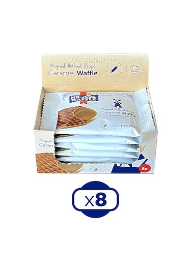 Mr.waffle Caramel Waffle 26 Gr 6 Lı Kutu X 8 Adet