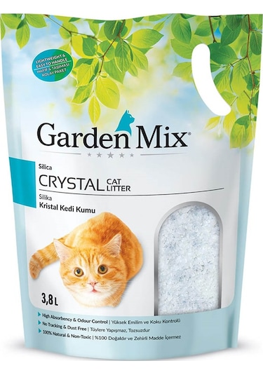 Gardenmıx Sılıca Jel Kedi Kumu 1-8 MM 3.8 L - Kokusuz