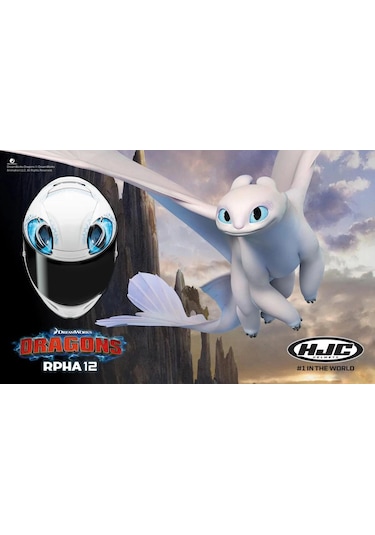 Hjc Rpha12 Light Fury Universal Mc2 Kask Beyaz - Mavi