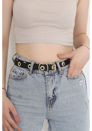 Bensu Store - Aksesuar Kemer Siyah - 11350.1140. 001 Siyah