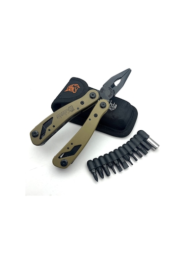Columbia Company Np-4040 Çok Amaçlı Pense Ve Vidalama Seti - Haki