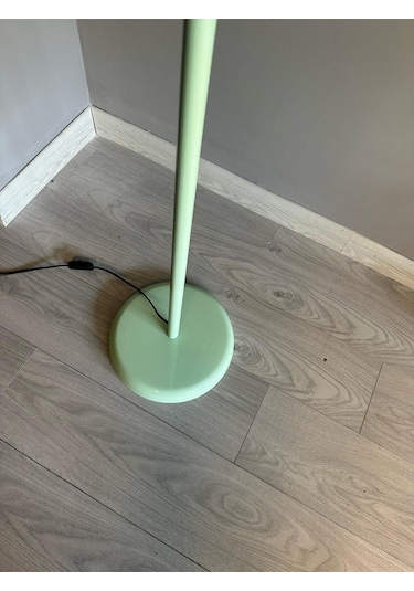 Mint Lambader Modern Dekoratif Metal Oturma Odası Çalışma Odası Zemin Lambası 6995 Yeşil