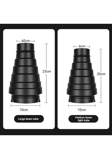 Gajeena Alüminyum Bowens Uçlu Orta Boy Metal Işık Odaklayıcı Kutu: Bal Arısı Hücresi Ve 5 Renkli Filtre Seti - Stüdyo Ve Jeneratör Işıklarına Uygun