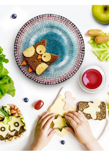 Nd Plej Tek Kullanımlık Çatal Bıçak Takımı Tabaklar Ve Bardaklar, Seramik Mavi. 445209062 100 adet