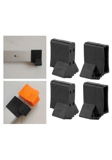 Homyl 4'lü Merdiven Ayakları Tavan Arası Ayağı Siyah