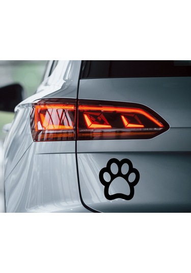 Bk Home Pati Tasarımlı Siyah Araç Sticker-1