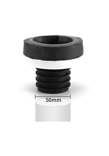 Suntek Tuvalet Flanş Halkası Pratik Drenaj Geri Akış Siyah