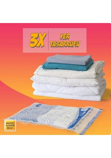 Magıc Saver Bag Large Vakumlu Poşet 50 x 70 Hurç 2 Adet