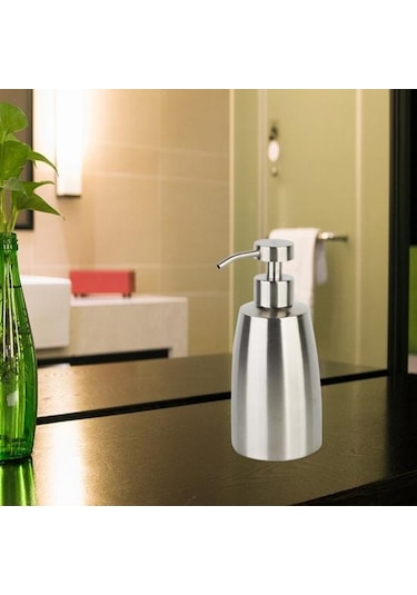 350/400 Ml Paslanmaz Çelik Doldurulabilir Sabunluk Taşınabilir Sızdırmaz Yeniden Kullanılabilir Losyon Banyo ve Aks. Dğ. 56681805 Diğer
