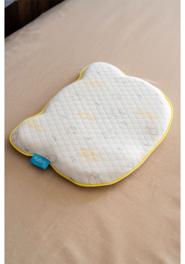 Visco Düz Kafa Yastığı Kafa Şekillendirici Visko Yastık 24x21x3 Cm