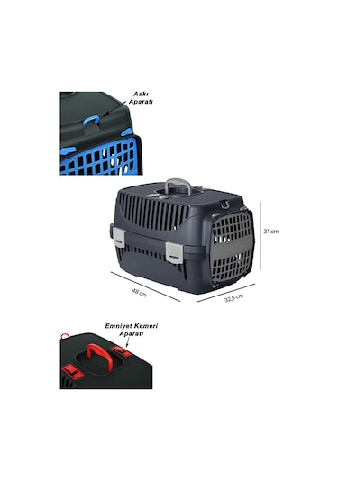 Pribor Kedi Başlangıç Seti Kapalı Tuvaletli Lüx 20 Parça Mor