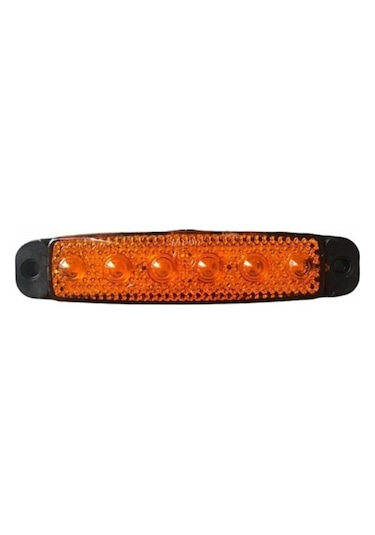 Ahmet Otomotiv 6 Ledli Parmak Led Lamba Sarı 12-24 Volt Uyumlu