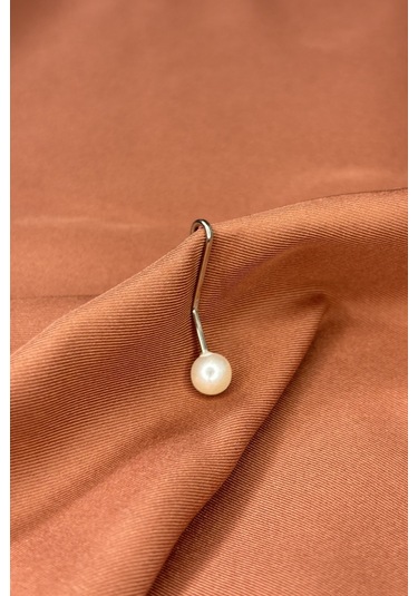 Eşarp Şal Klipsi 12 Adet İnci Model Klips 6 Siyah Ve 6 Beyaz Kadın Tesettür Aksesuar İğne Siyah - Beyaz