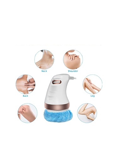 Jian Fan Tam Vücut Masajızayı Flama Yağitici Beyaz