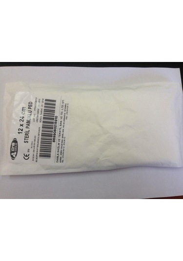 DS Damla Sağlık Steril Pamuklu Ped 12 x 24 CM 5 Adet